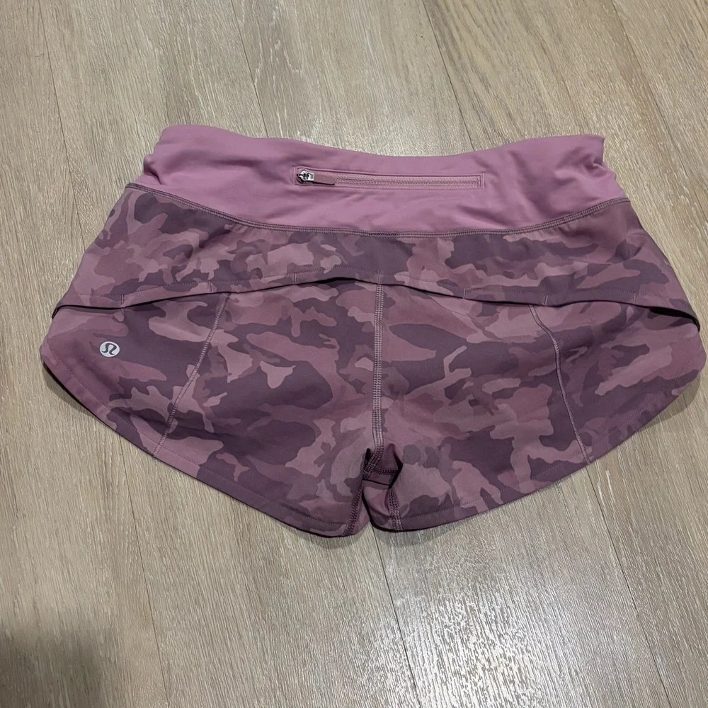 LULULEMON Speed Up Incognito Camo Shorts - Picture 3 of 6
